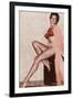 Showgirl, Las Vegas, Nevada-null-Framed Art Print