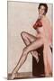 Showgirl, Las Vegas, Nevada-null-Mounted Art Print