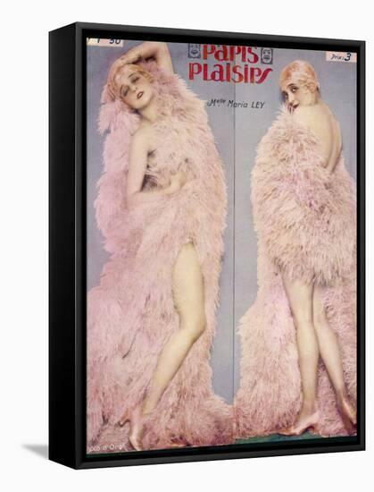 Showgirl Maria Ley 1926-null-Framed Stretched Canvas