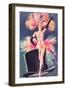 Showgirl on Top Hat-null-Framed Art Print