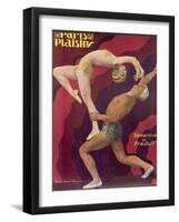 Showgirl Tamarina, with Dancing Partner Fredoff in an Acrobatic Pose-null-Framed Photographic Print