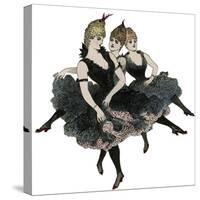 Showgirls Dancing the Can Can 1889-null-Stretched Canvas