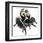 Showgirls Dancing the Can Can 1889-null-Framed Art Print