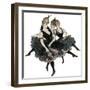 Showgirls Dancing the Can Can 1889-null-Framed Art Print