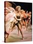 Showgirls from Hot Box Cafe Singing Take Back Your Mink in Scene from Guys and Dolls-Gjon Mili-Stretched Canvas