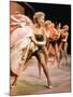 Showgirls from Hot Box Cafe Singing Take Back Your Mink in Scene from Guys and Dolls-Gjon Mili-Mounted Premium Photographic Print