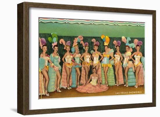 Showgirls, Las Vegas, Nevada-null-Framed Art Print