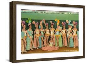 Showgirls, Las Vegas, Nevada-null-Framed Art Print