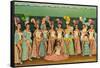 Showgirls, Las Vegas, Nevada-null-Framed Stretched Canvas