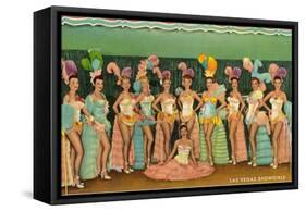 Showgirls, Las Vegas, Nevada-null-Framed Stretched Canvas