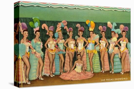 Showgirls, Las Vegas, Nevada-null-Stretched Canvas