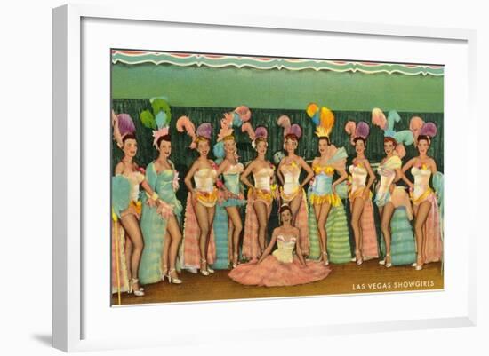 Showgirls, Las Vegas, Nevada-null-Framed Art Print