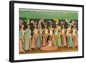 Showgirls, Las Vegas, Nevada-null-Framed Art Print