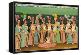 Showgirls, Las Vegas, Nevada-null-Framed Stretched Canvas
