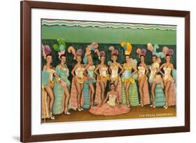 Showgirls, Las Vegas, Nevada-null-Framed Art Print