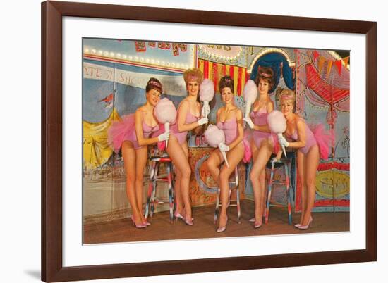 Showgirls, Retro-null-Framed Art Print