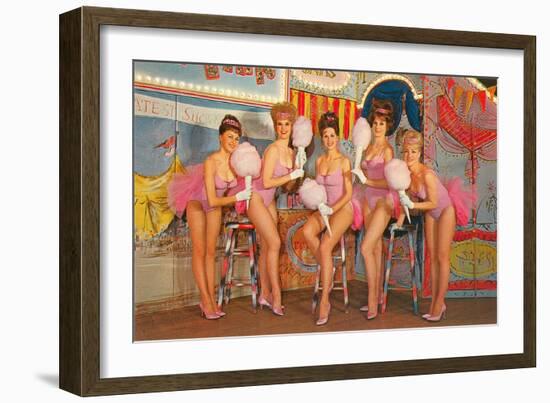 Showgirls, Retro-null-Framed Art Print