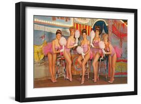 Showgirls, Retro-null-Framed Art Print