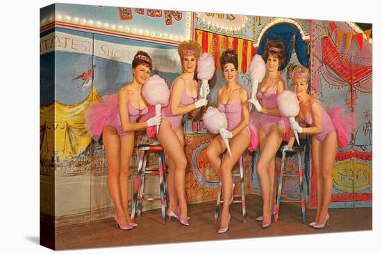 Showgirls, Retro-null-Stretched Canvas