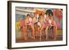 Showgirls, Retro-null-Framed Art Print