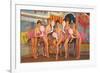 Showgirls, Retro-null-Framed Premium Giclee Print