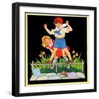 Showing Off  - Child Life-Hazel Frazee-Framed Giclee Print