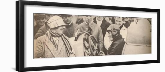 'Showing the driving mechanism to interested spectators', c1927, (1935)-Unknown-Framed Photographic Print