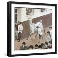 Showing the Paces, Aldridge's-Robert Bevan-Framed Premium Giclee Print