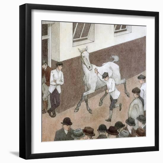 Showing the Paces, Aldridge's-Robert Bevan-Framed Giclee Print