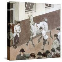 Showing the Paces, Aldridge's-Robert Bevan-Stretched Canvas