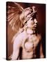 Shows As He Goes-Edward S^ Curtis-Stretched Canvas
