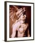 Shows As He Goes-Edward S^ Curtis-Framed Photo