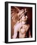 Shows As He Goes-Edward S^ Curtis-Framed Photo