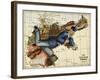 Shows the German Empire As a Young Man Lounging Across Europe.-Lilian Lancaster-Framed Giclee Print