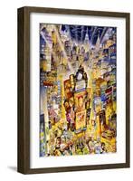 Showtime on Broadway-Bill Bell-Framed Giclee Print