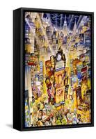 Showtime on Broadway-Bill Bell-Framed Stretched Canvas