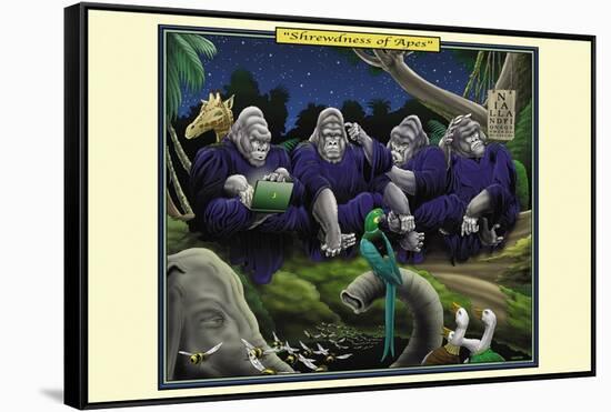 Shrewdness of Apes-Richard Kelly-Framed Stretched Canvas