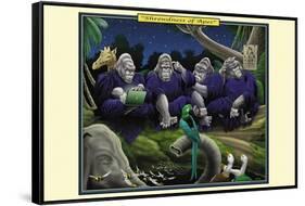 Shrewdness of Apes-Richard Kelly-Framed Stretched Canvas