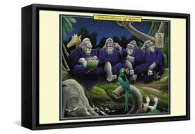 Shrewdness of Apes-Richard Kelly-Framed Stretched Canvas