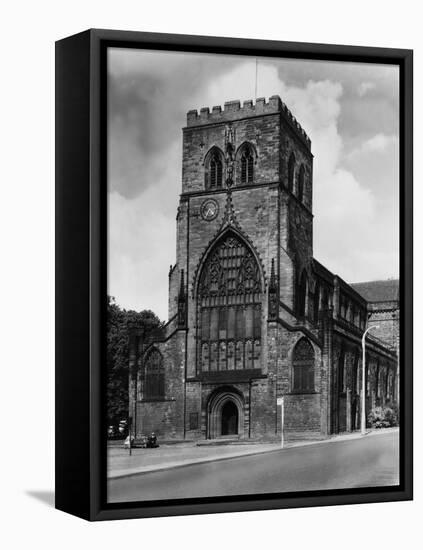 Shrewsbury Abbey-Fred Musto-Framed Stretched Canvas