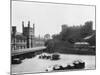 Shrewsbury Castle and Station, West Midlands-null-Mounted Photographic Print