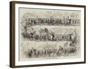 Shrewsbury Show, the Procession-null-Framed Giclee Print