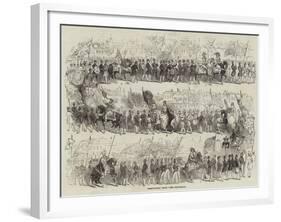 Shrewsbury Show, the Procession-null-Framed Giclee Print