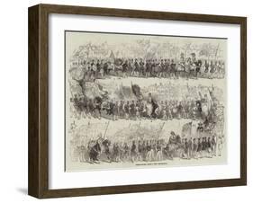 Shrewsbury Show, the Procession-null-Framed Giclee Print