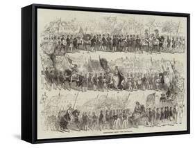 Shrewsbury Show, the Procession-null-Framed Stretched Canvas