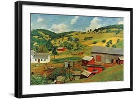 Shreyvogel Farm-Charles Shreyvogel-Framed Art Print