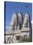 Shri Swaminarayan Mandir, Hindu Temple in Neasden, London, England, United Kingdom, Europe-null-Stretched Canvas