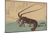 Shrimp and Lobster (Ise Ebi to Shiba Ebi)-Ando Hiroshige-Mounted Art Print