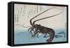 Shrimp and Lobster-Ando Hiroshige-Framed Stretched Canvas