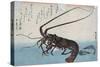 Shrimp and Lobster-Ando Hiroshige-Stretched Canvas